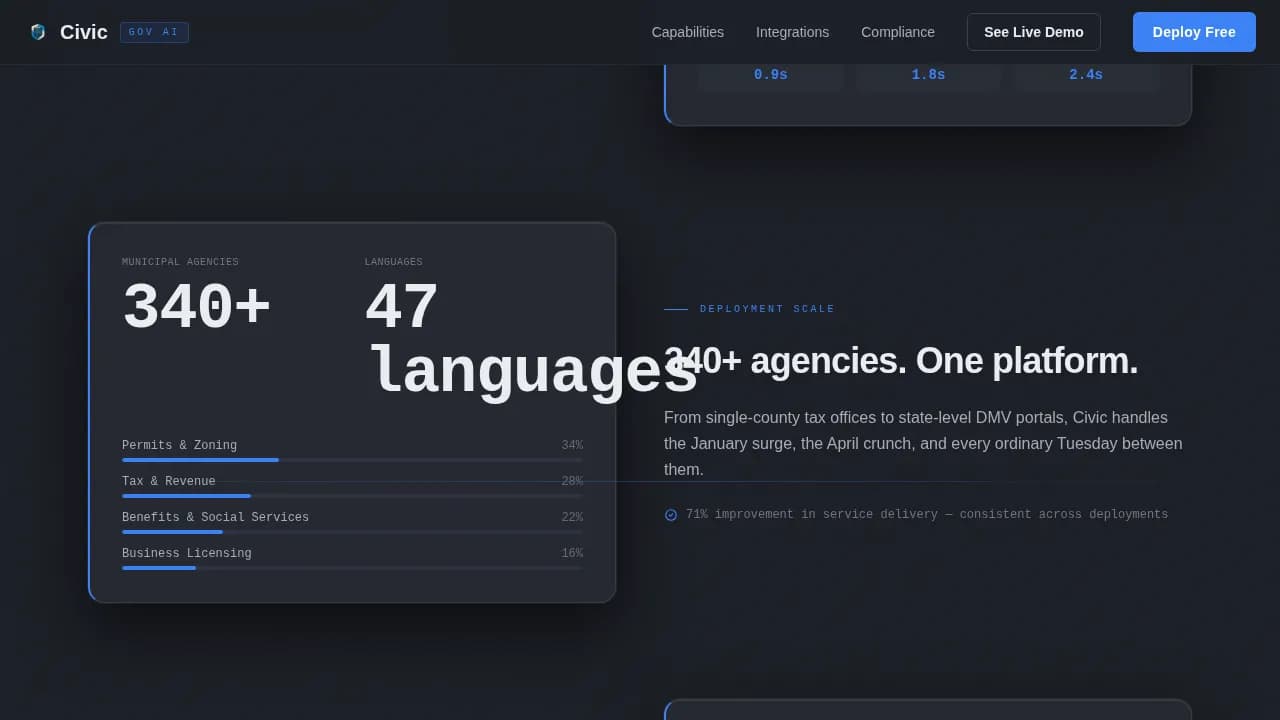 Smart — Government Chatbot Landing Page Template