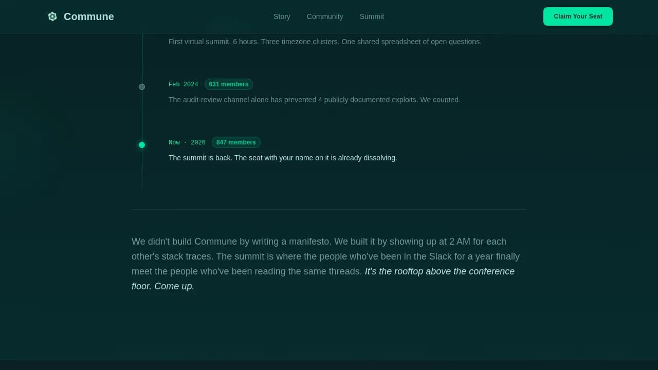 Build — Web3 Developer Landing Page Template