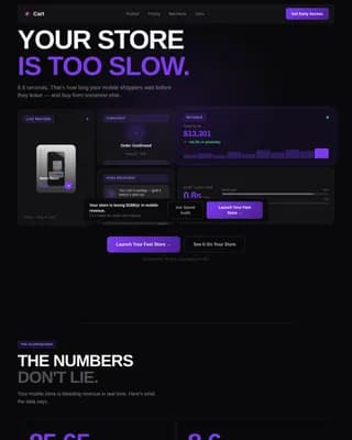 E-Commerce Software & SaaS Professional Website Template