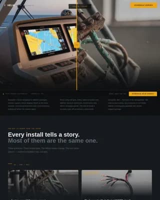 Navigate — Marine Electronics Landing Page Template