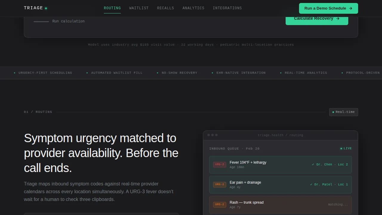 Pediatric Vertical SaaS Pre-Launch Website Template