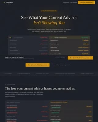 Trust — Fortified Retirement Portfolio Landing Page Template