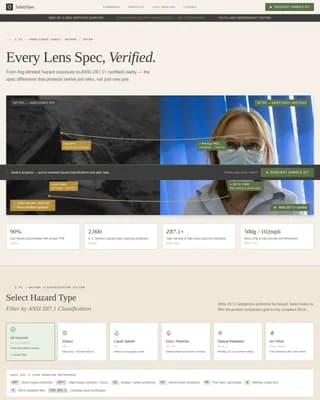 Blueprint — Compliance Dashboard Landing Page Template