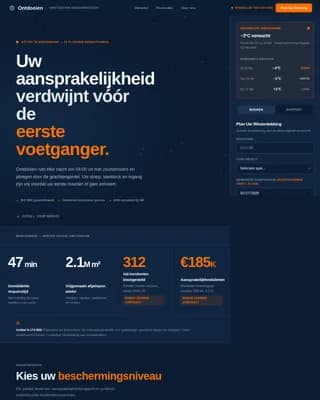 Thaw — Seasonal Ice Management Landing Page Template