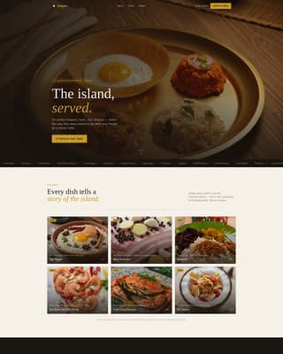 Sri - Modern Lankan Landing Page Template