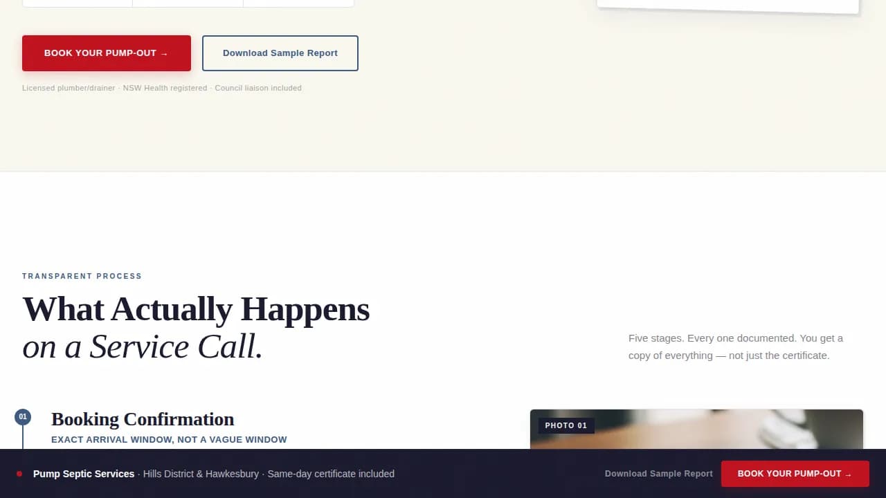 Valve — Trusted Septic Maintenance Landing Page Template