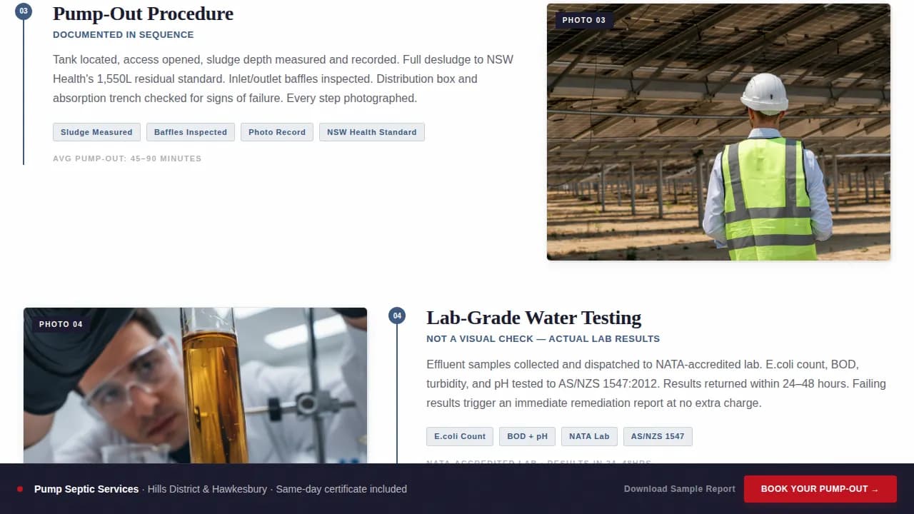 Valve — Trusted Septic Maintenance Landing Page Template
