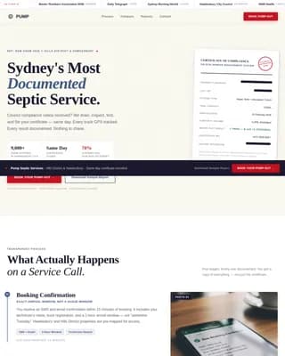 Valve — Trusted Septic Maintenance Landing Page Template