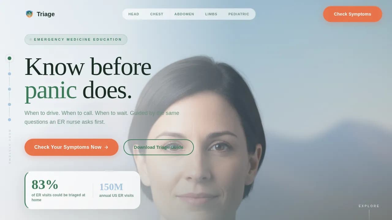 Emergency Medicine Education Website Template
