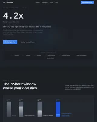 Mobile-First Enterprise Software Pricing Website Template