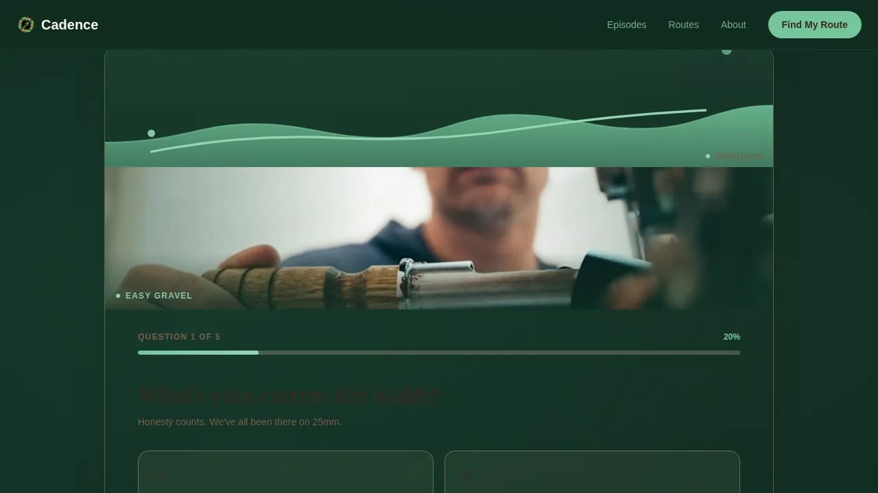 Rhythm — Expert Mountain Biking Landing Page Template