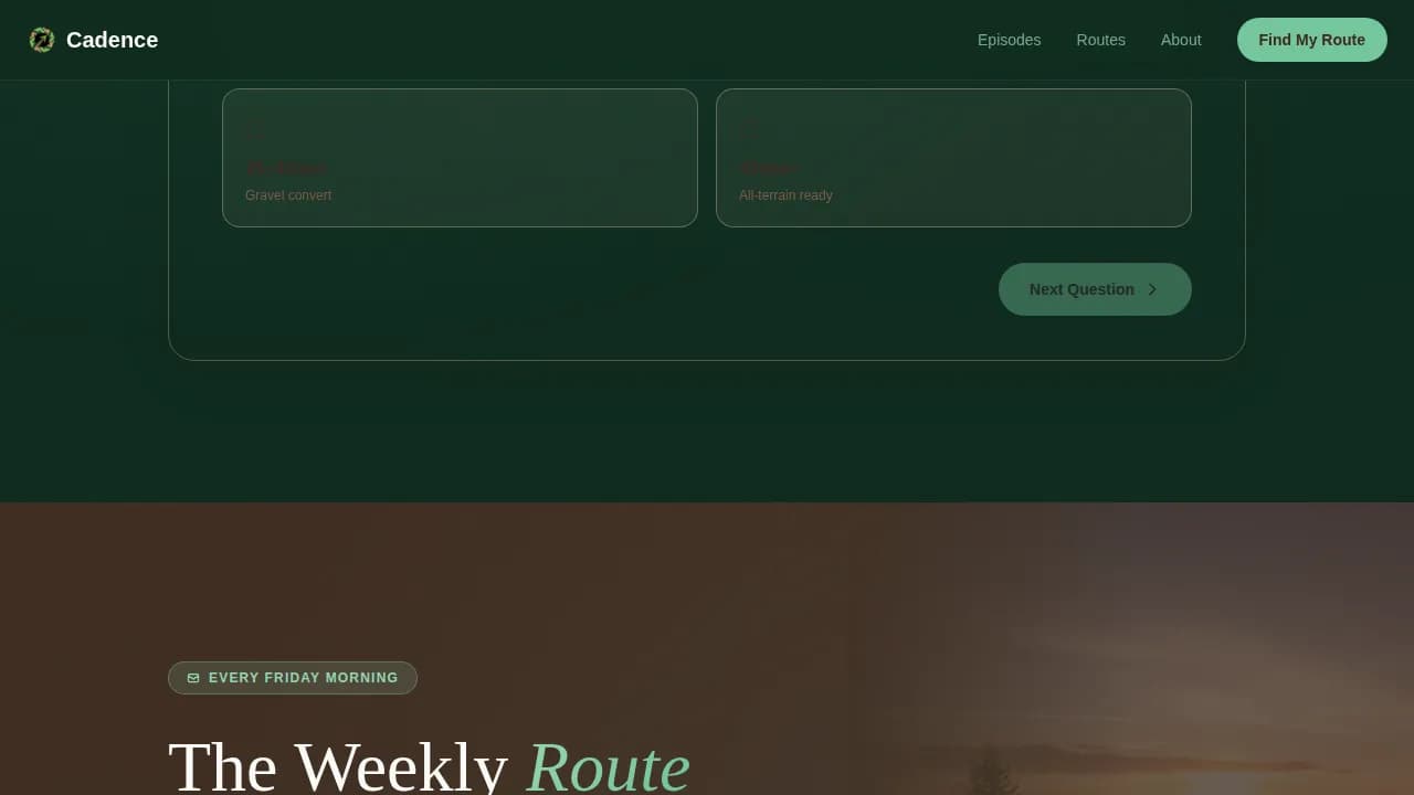 Rhythm — Expert Mountain Biking Landing Page Template