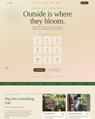 Play — Eco Toy Brand Landing Page Template