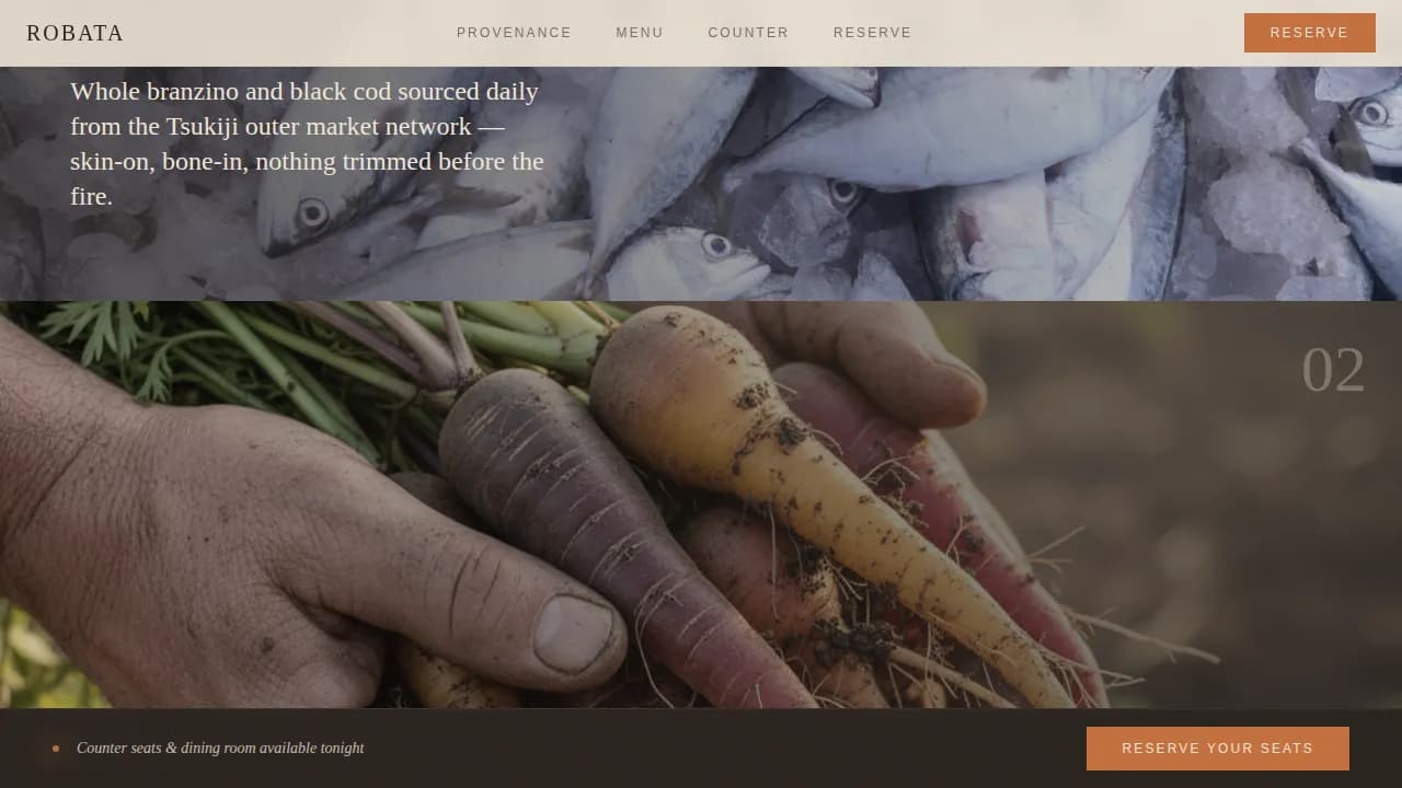 Ember — Exquisite Grill Dining Landing Page Template