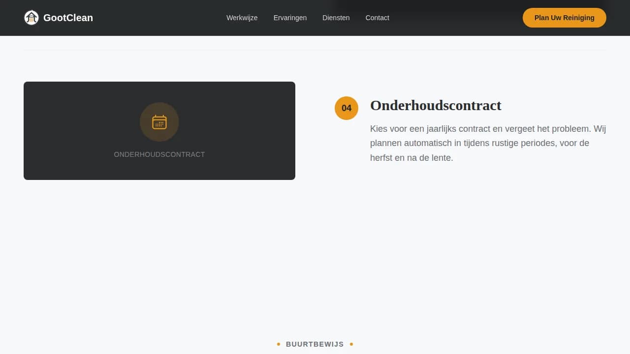 Gutter — Professional Cleaning Service Landing Page Template