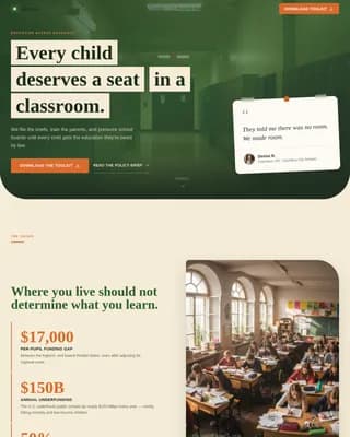 Beacon — Inclusive Nonprofit Mission Landing Page Template