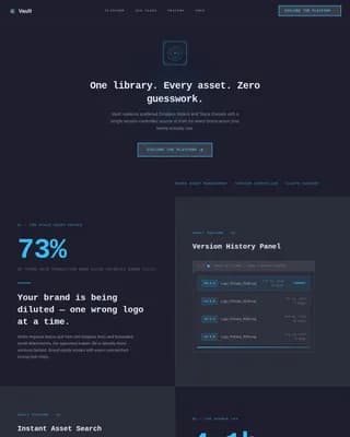 Archive — Unified Digital Asset Management Landing Page Template