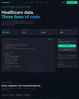 Nexus — Intelligent Healthcare Integration Landing Page Template