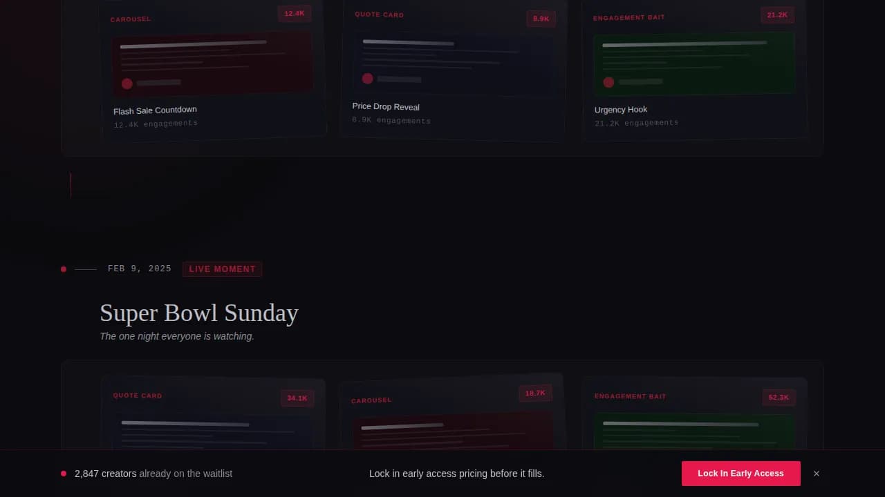 Viral — Optimized Social Ad Creative Landing Page Template