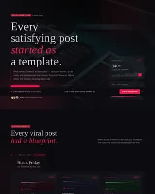 Viral — Optimized Social Ad Creative Landing Page Template