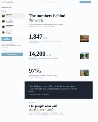 Cultivate — Expert Landscape Design Landing Page Template