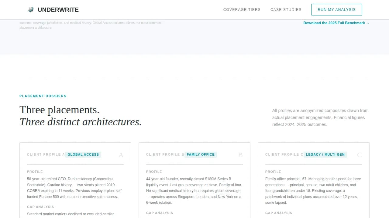 Elite — Personalized Wealth Insurance Landing Page Template