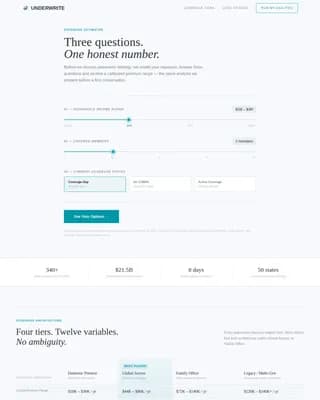 Elite — Personalized Wealth Insurance Landing Page Template