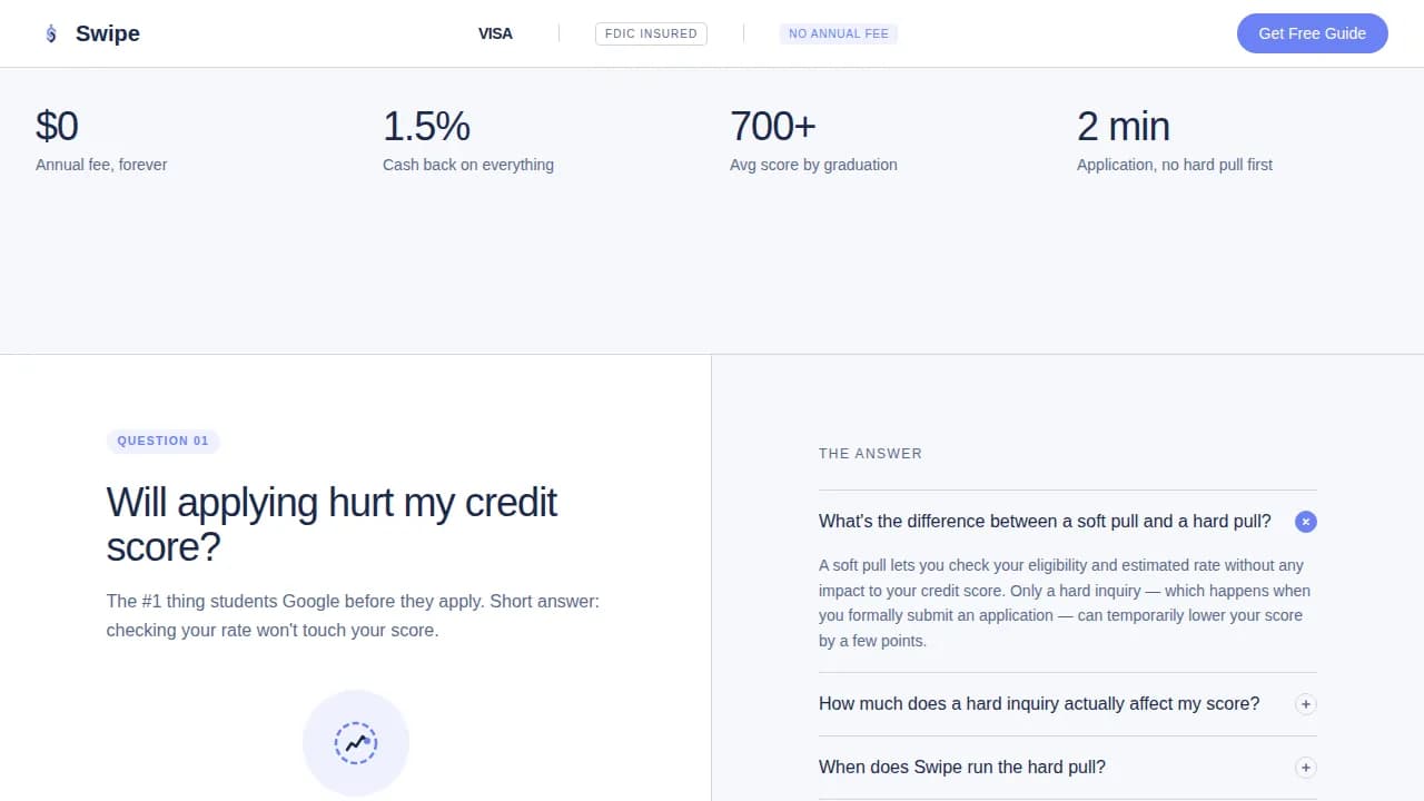 Flow — Smart Student Finance Landing Page Template