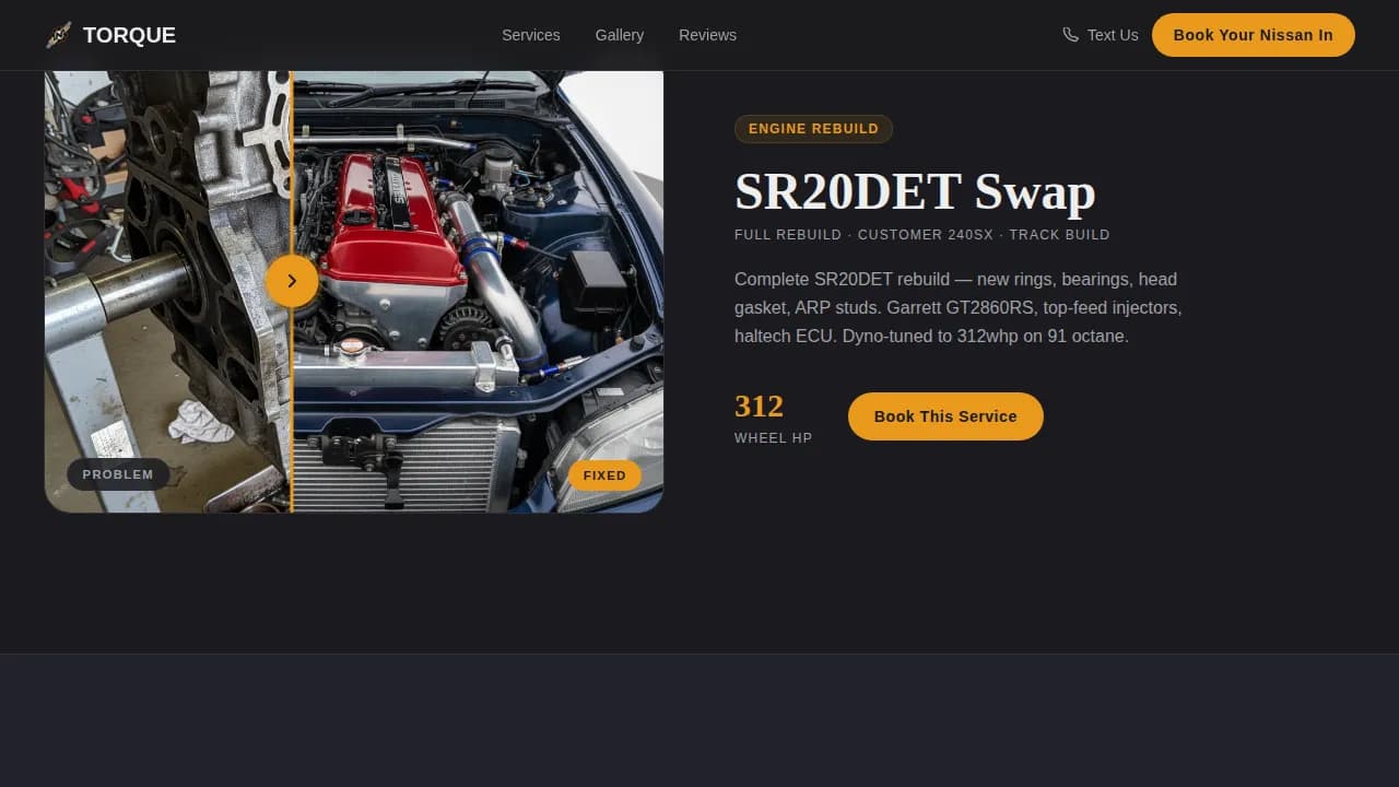 Car Dealership Expert Booking Website Template