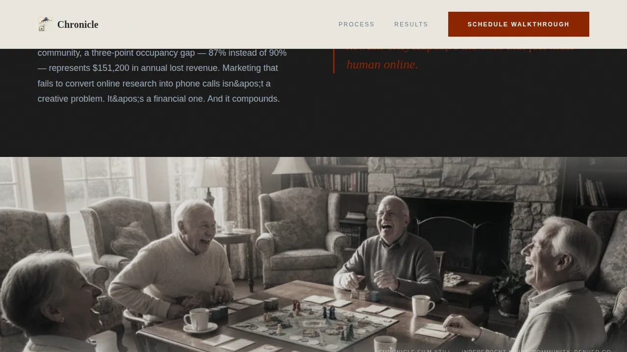 Legacy — Compassionate Senior Care Landing Page Template