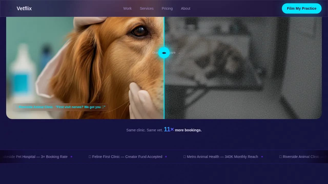 Vetstream — Captivating Veterinary Education Landing Page Template