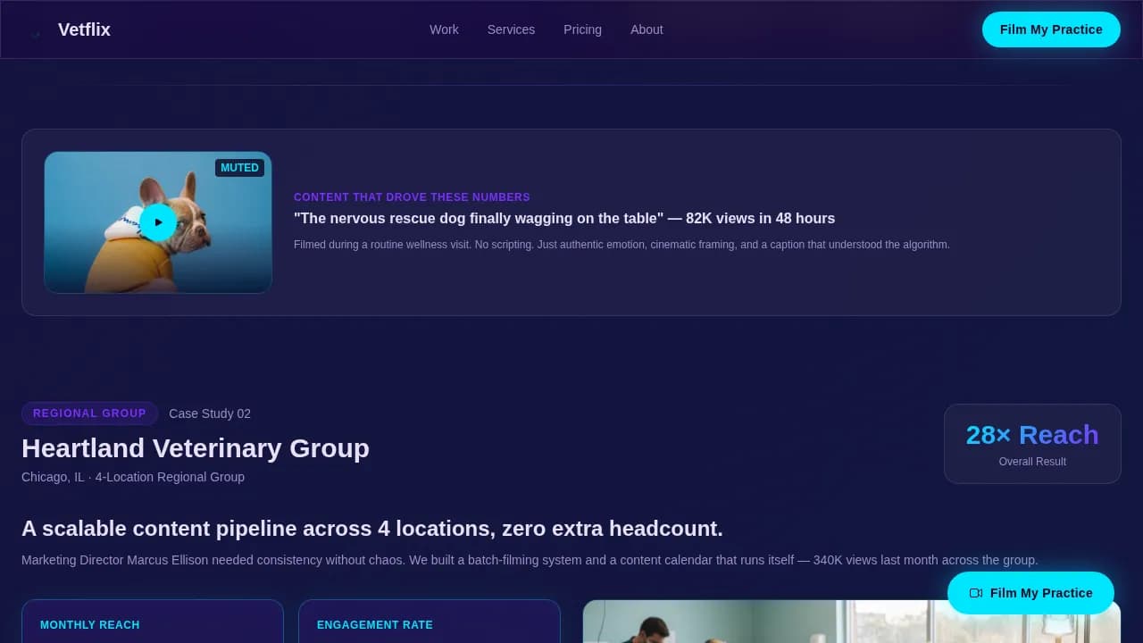 Vetstream — Captivating Veterinary Education Landing Page Template