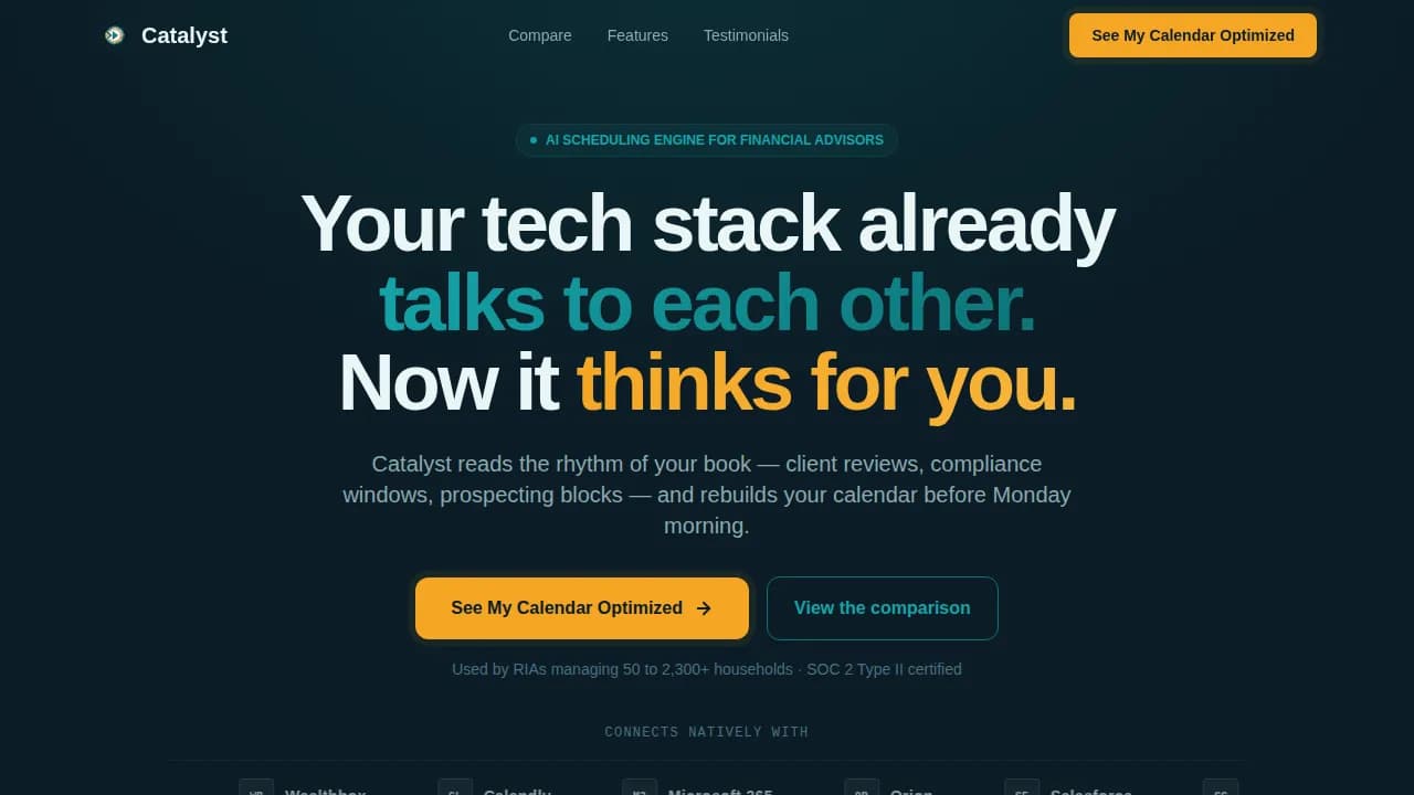 AI for Financial Reviews & Testimonials Website Template