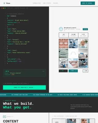Sparkle — Modern Dental Social Media Landing Page Template