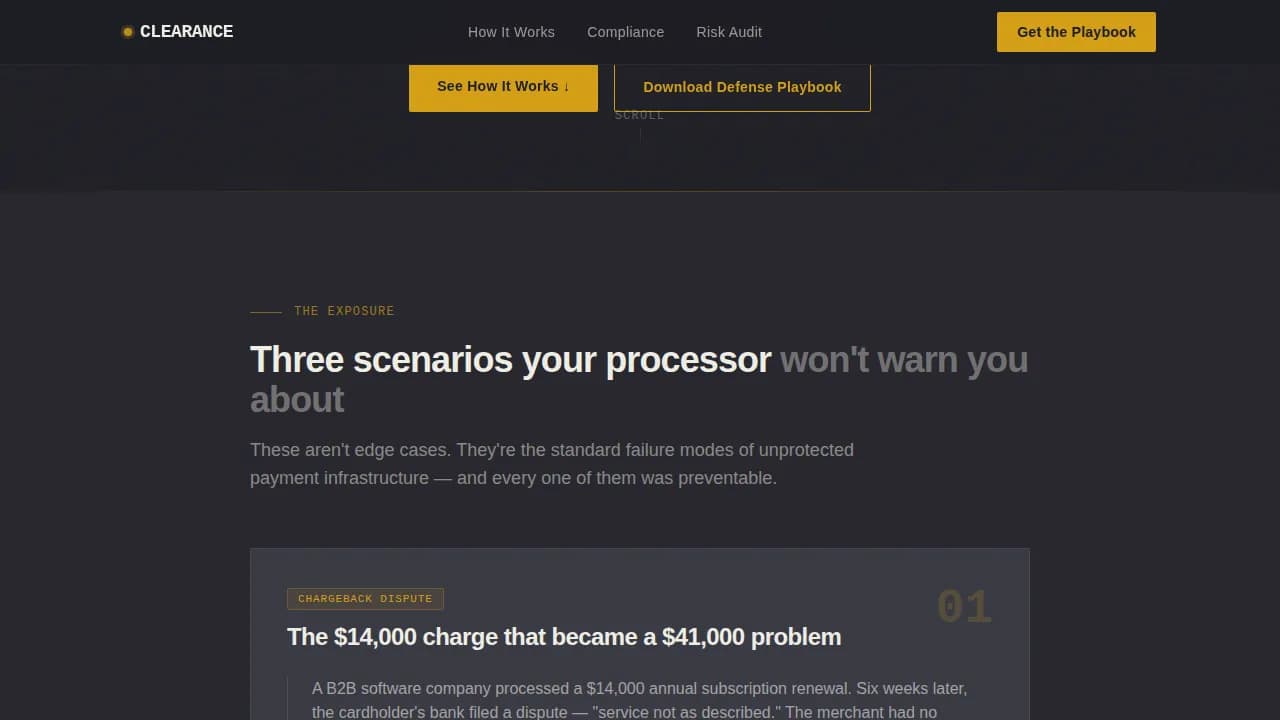 Fortress — Secure Payment Gateway Landing Page Template