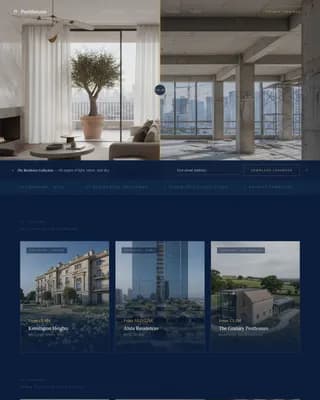 Skyrise — Luxury Property Development Landing Page Template