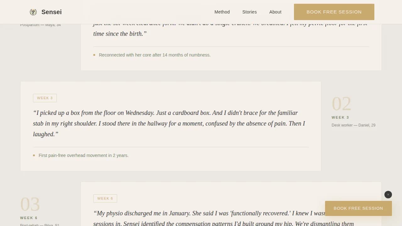 Online Personal Trainer Website Template for Remote Coaching