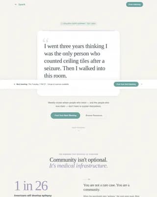 Unite — Supportive Neurological Community Landing Page Template
