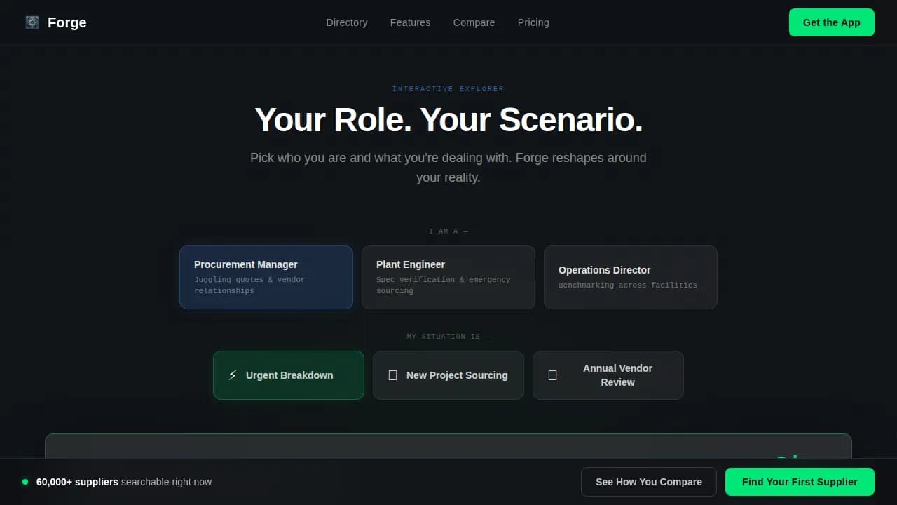 Connect — Industrial Supplier Marketplace Landing Page Template