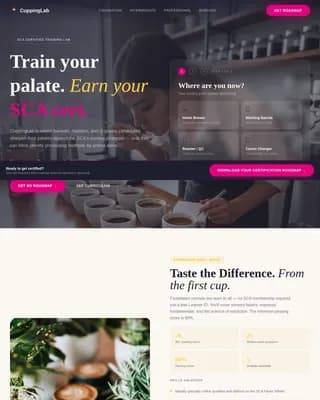 Specialized Certification & Programs Pricing Website Template