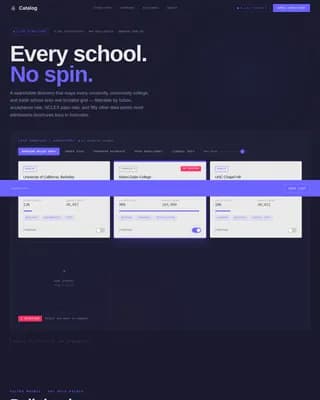 Higher Education Digital Presence Directory Website Template