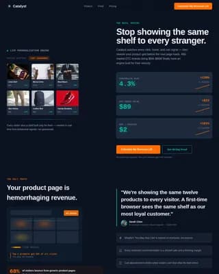 Ignite — Advanced AI Personalization Landing Page Template