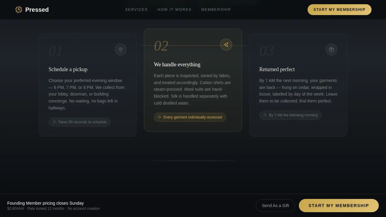 Luxury Business Booking Website Template