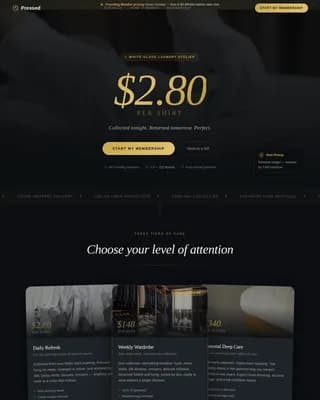 Luxury Business Booking Website Template