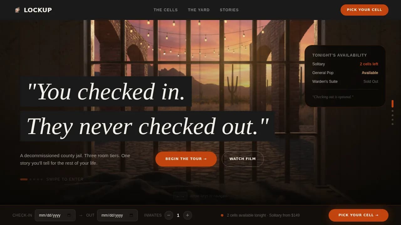 Unique Stay & Accommodation Booking Website Template
