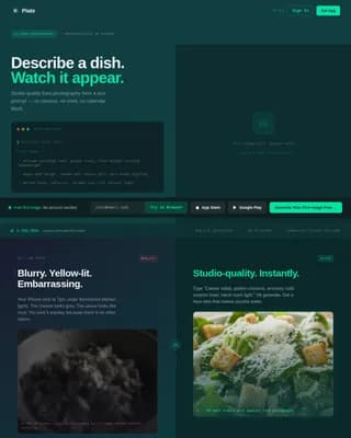 Cuisine — Smart Culinary Photography Landing Page Template