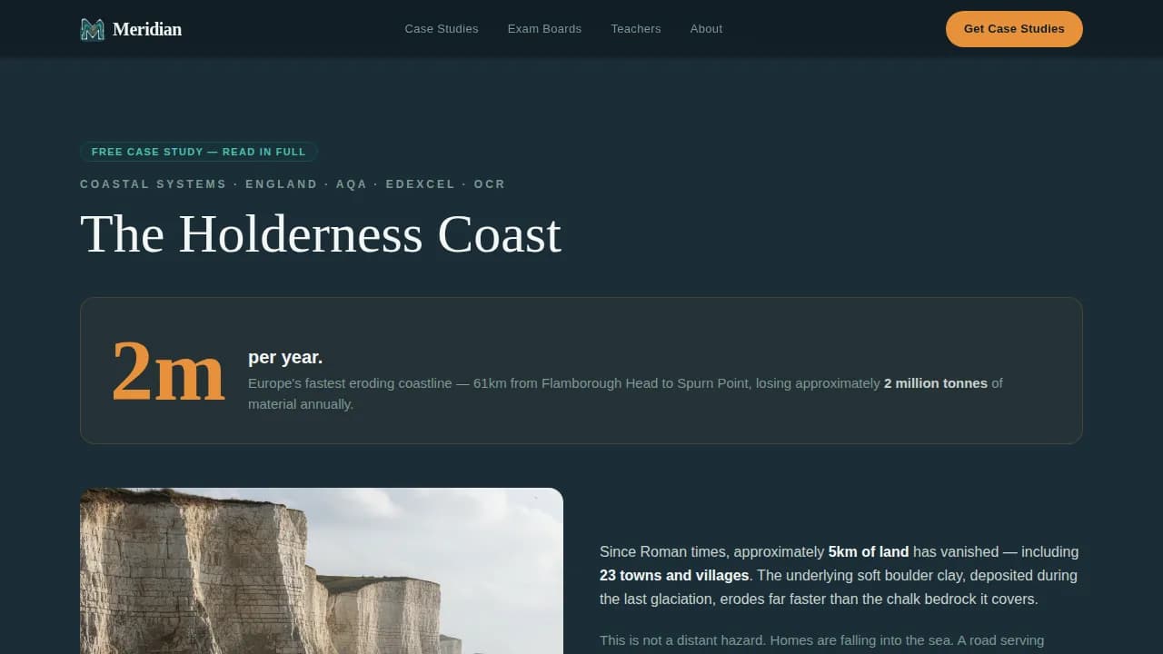Geography Education Portfolio Website Template