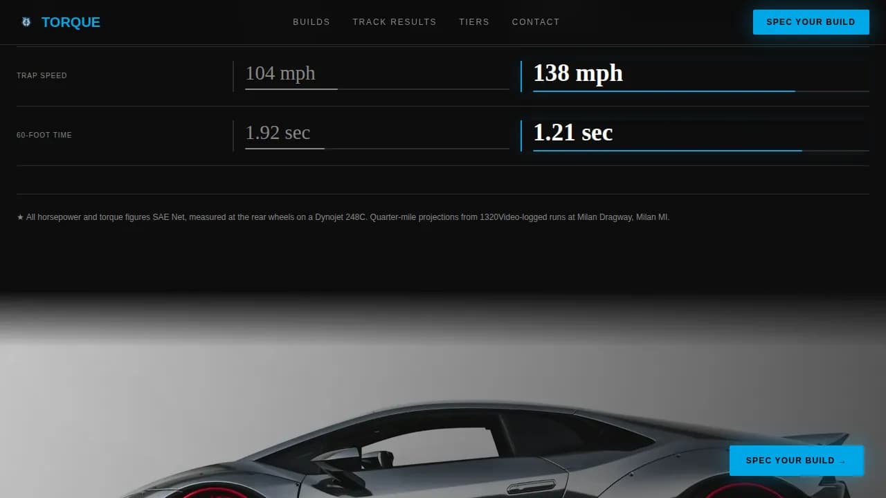 Vehicle Customization & Modification Professional Website Template