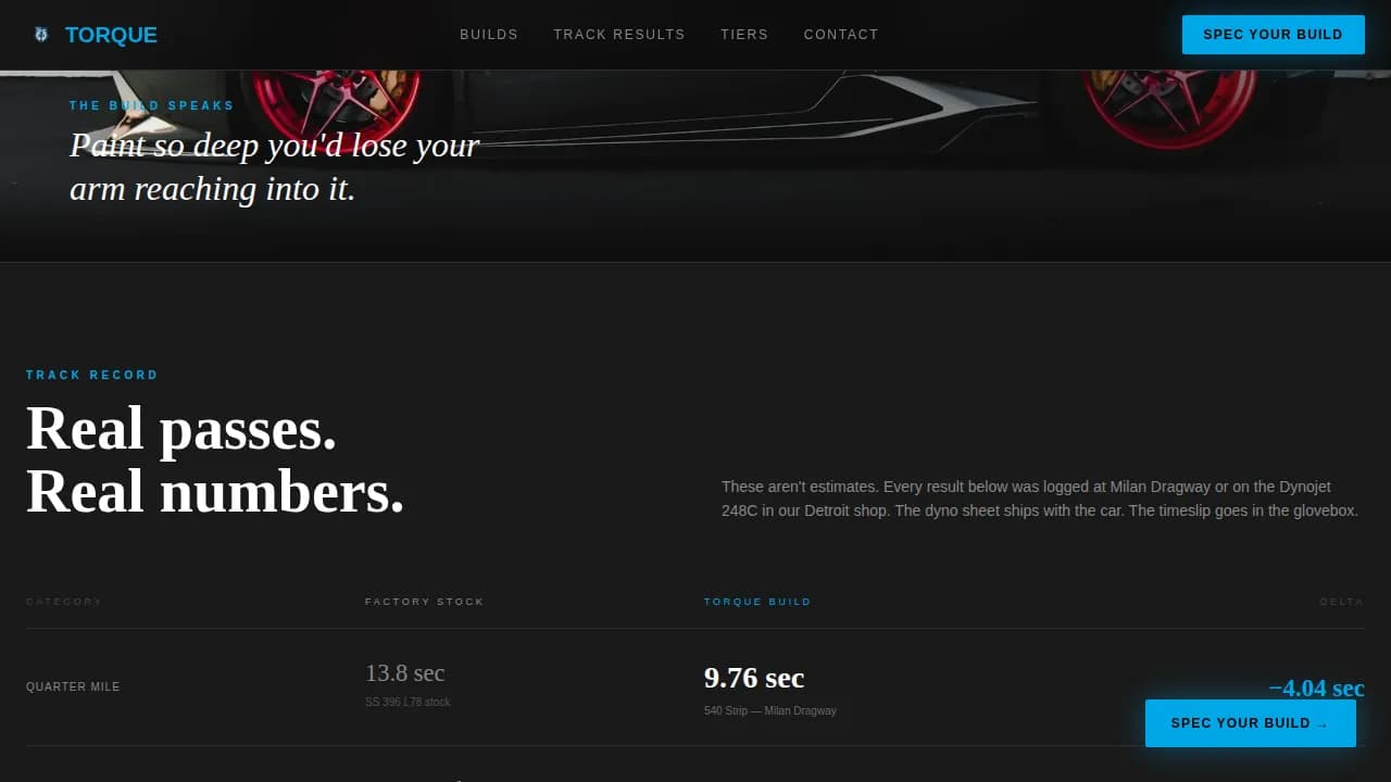 Vehicle Customization & Modification Professional Website Template