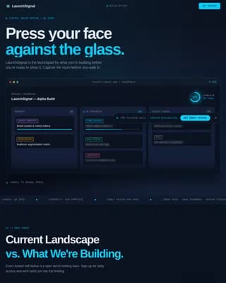 Creative Project Coming Soon & Pre-Reveal Website Template